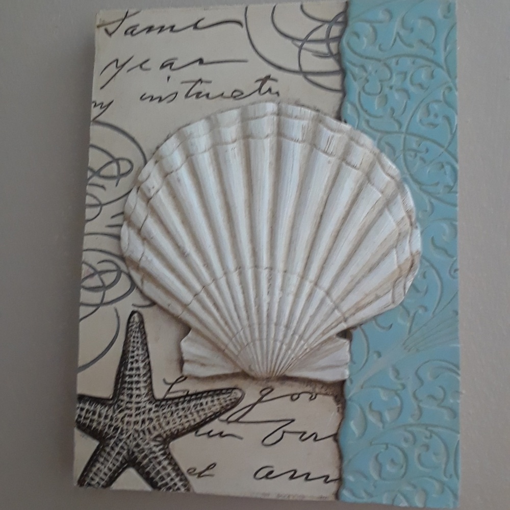 Beach theme wall plaque
